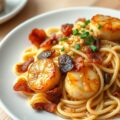 Pasta met Jacobsschelpen