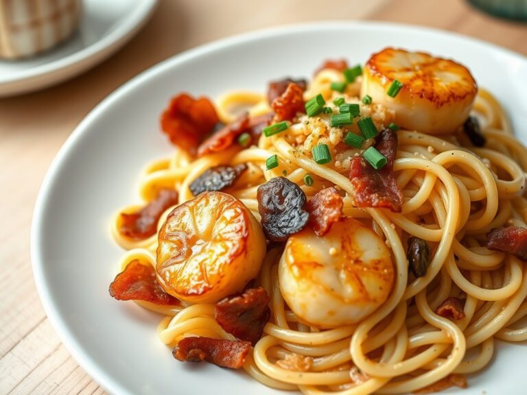 Pasta met Jacobsschelpen