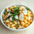 Pasta met kip en sperzieboontjes