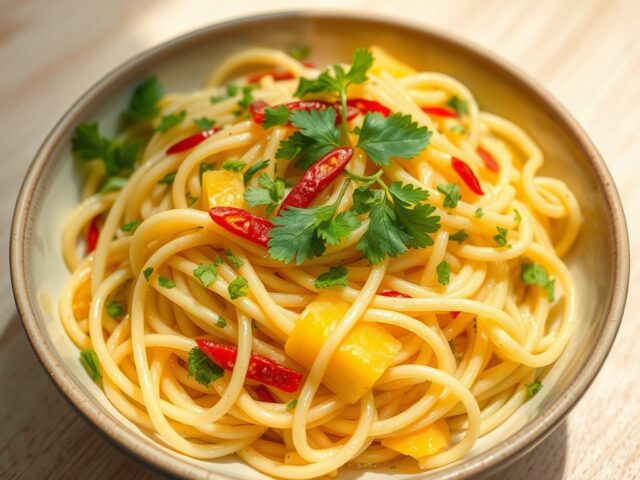 Pasta met pastinaak