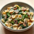 Pasta met Spinazie en Sperziebonen