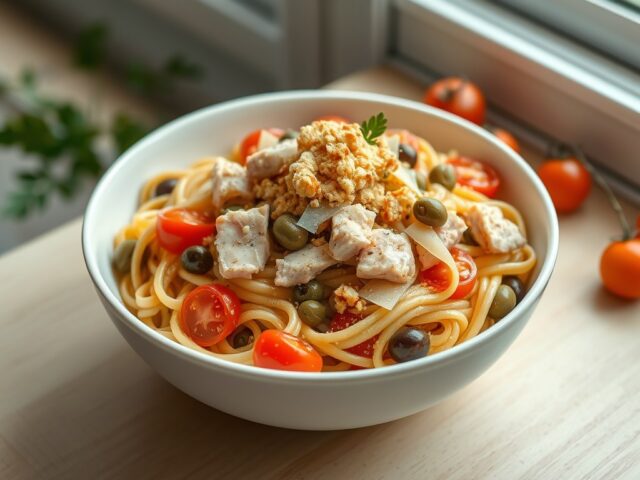 Pasta met tonijn