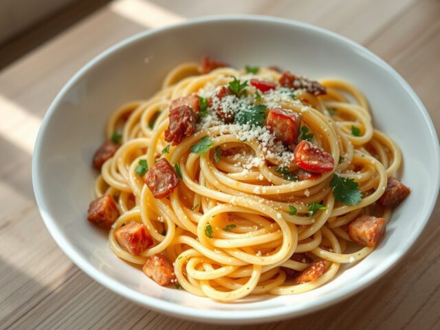 Pasta met Venkel en Kaas