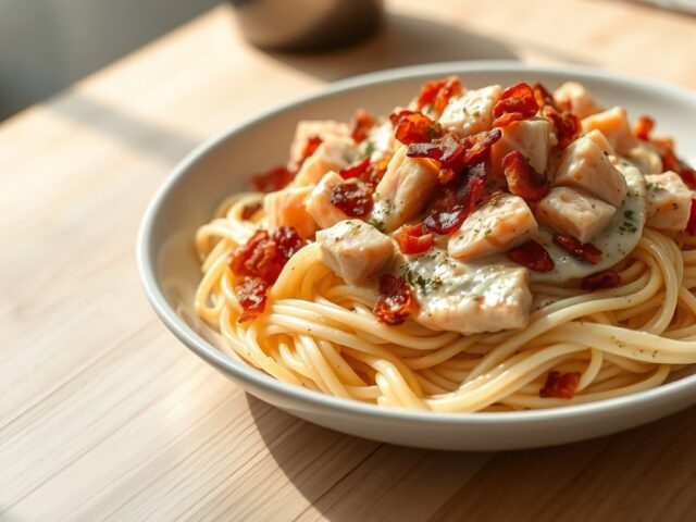 Pasta met Zalm