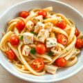pasta met zalm