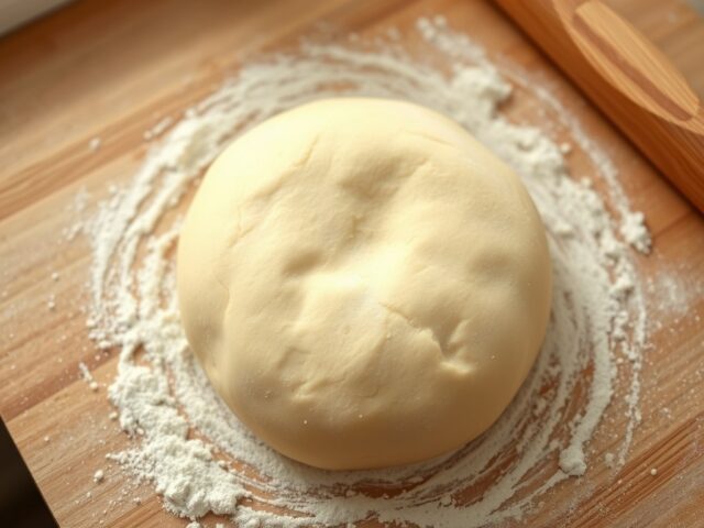 Pastadeeg ( het deeg kneden)