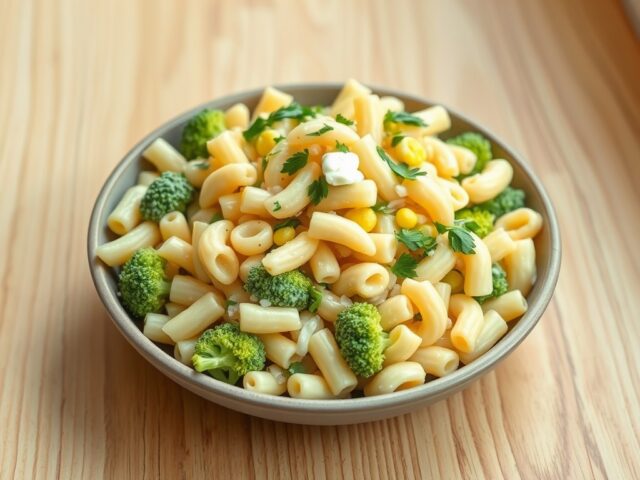 Pastasalade met broccoli