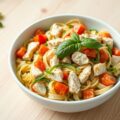 Pastasalade met kip
