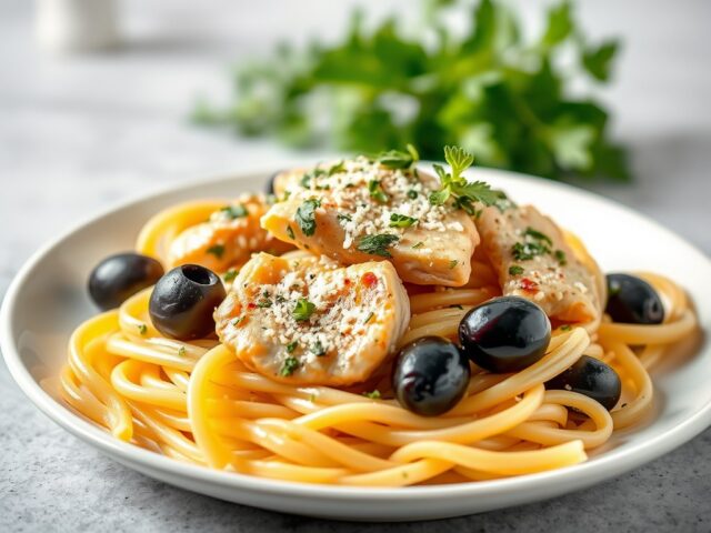 Pastasalade Olympus