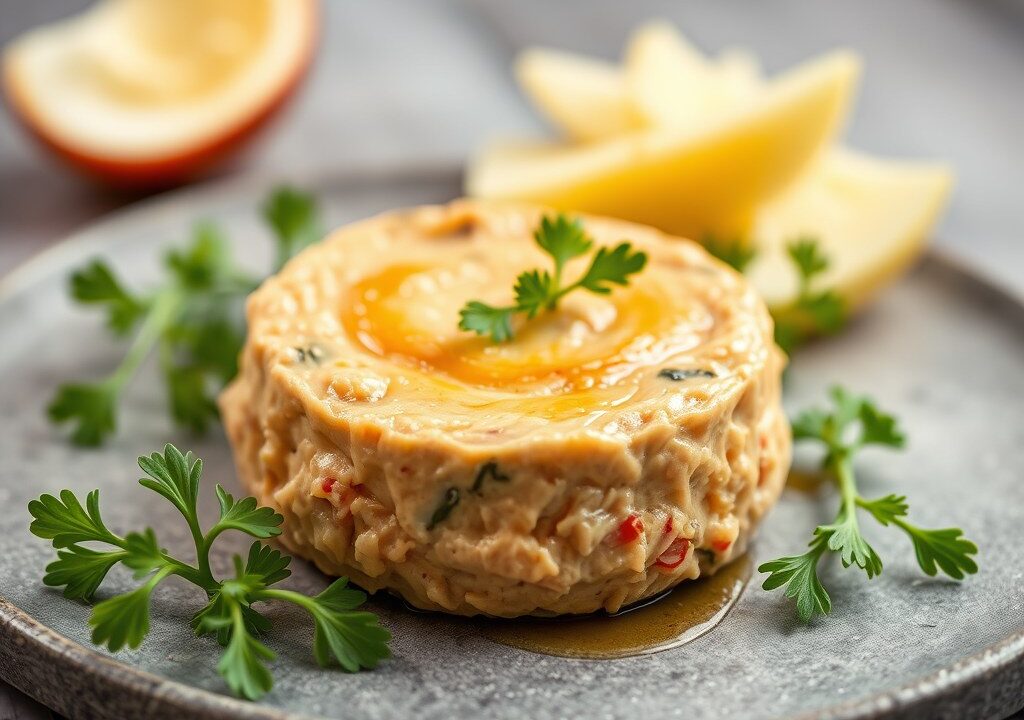 Paté di Tonno ( Tonijnpaté ), AI-gegenereerde illustratie