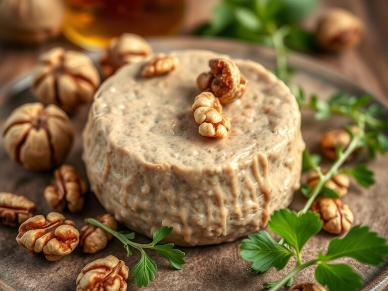 Paté met walnoten en pruimen