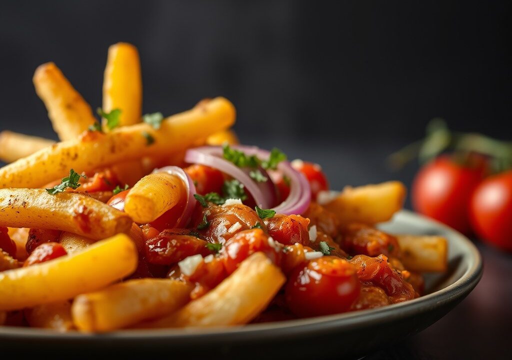Patatas bravas, AI-gegenereerde illustratie