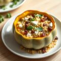 Pattison gevuld met couscous