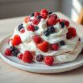 Pavlova met zomervruchten