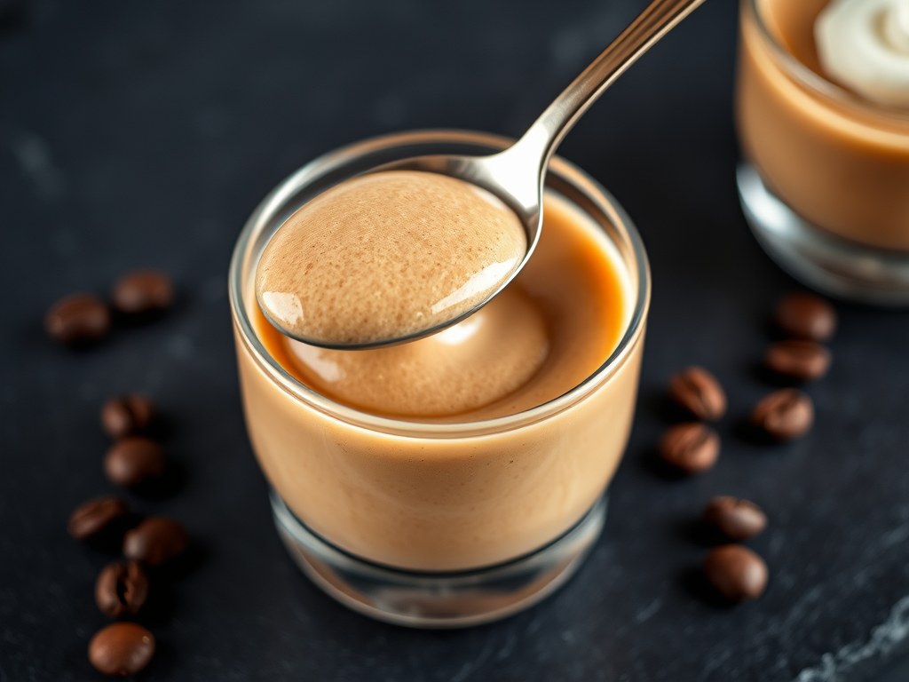 Pedro Ximenez mousse, AI-gegenereerde illustratie