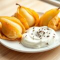 Peertjes in bladerdeeg met vanilleroom