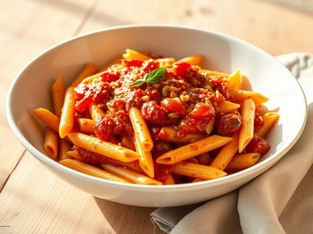 Penne alla Arabiata (woeste pasta)