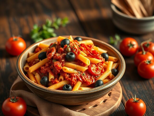 Penne alla puttanesca