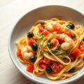 Penne met scampi’s