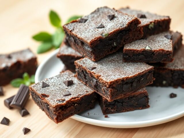 Pepermuntbrownie