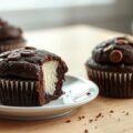 Pepermuntcakejes met zachte vulling
