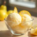 Peren-citroensorbet