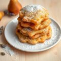 Perenbeignets met lavandelsuiker
