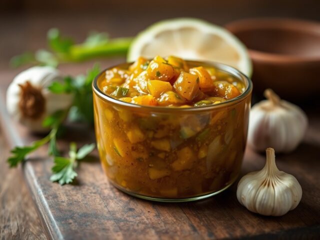 Perenchutney van Terroir d’Anvers — AI-gegenereerde illustratie