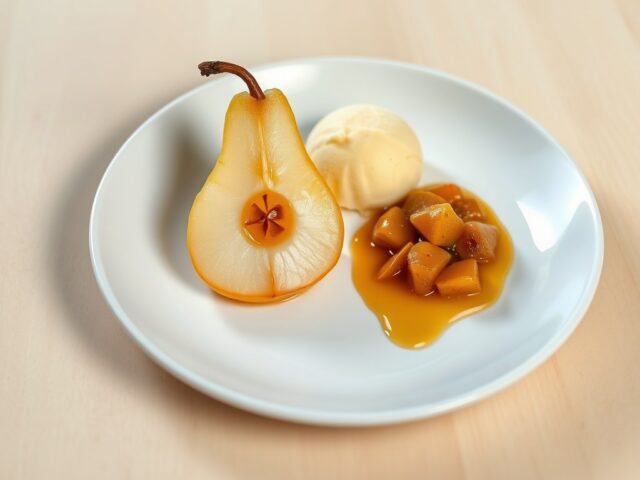Perenduo met advokaatijs