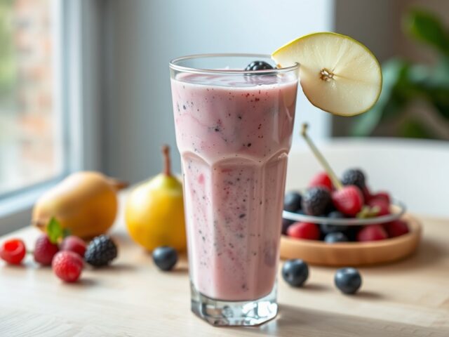 Perenenbosvruchtenshake