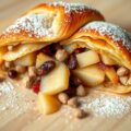 Perenstrudel met hazelnoten en kaneel