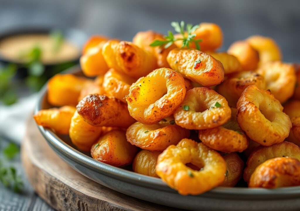 Perfect gebakken aardappeltjes, AI-gegenereerde illustratie