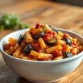PerPasta alla Puttanesca met mediterrane groenten