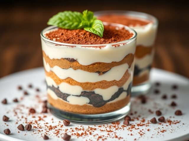 Perzik-tiramisu
