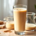 Perzikachtige eierdrank
