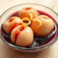Perziken in pinot nero
