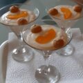 Perzikencrème met lemoncurd