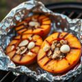 Perzikenpakketjes (bbq)