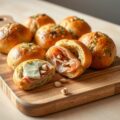 Pesto-hambroodjes (combimagnetronrecept)