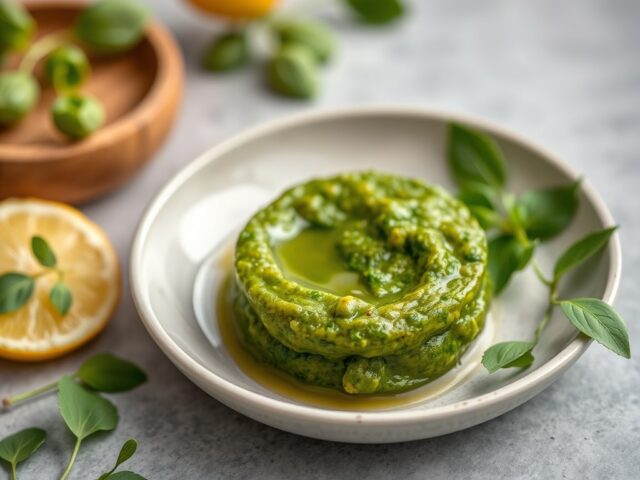 Pesto olijven