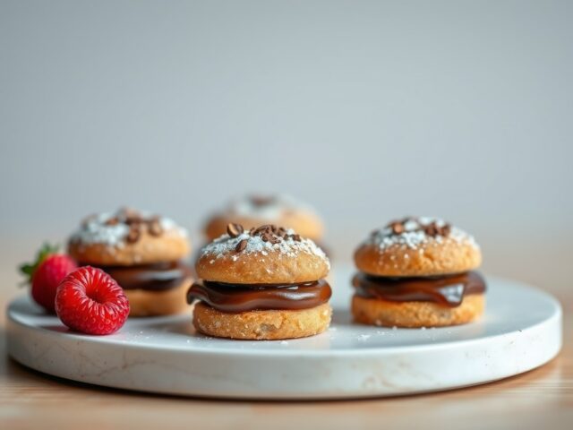 Petit fours van ontbijtkoek