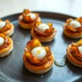 Petites tatin d’endives au chévre et au miel