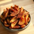 Pikante cajunaardappelen