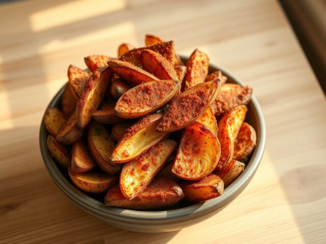 Pikante cajunaardappelen