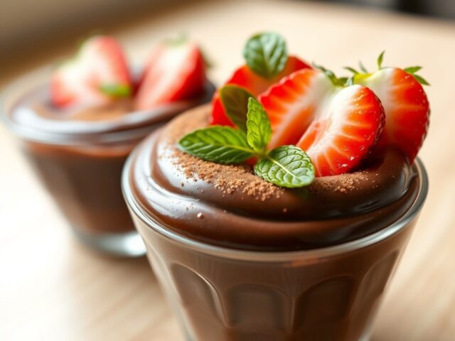 Pikante chocolademousse