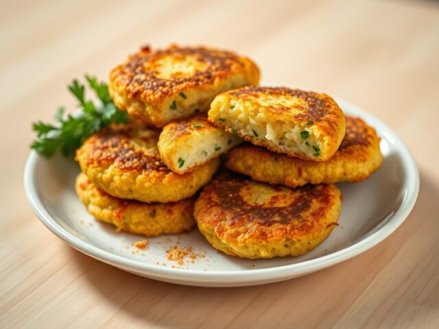 Pikante ei-aardappelkoekjes