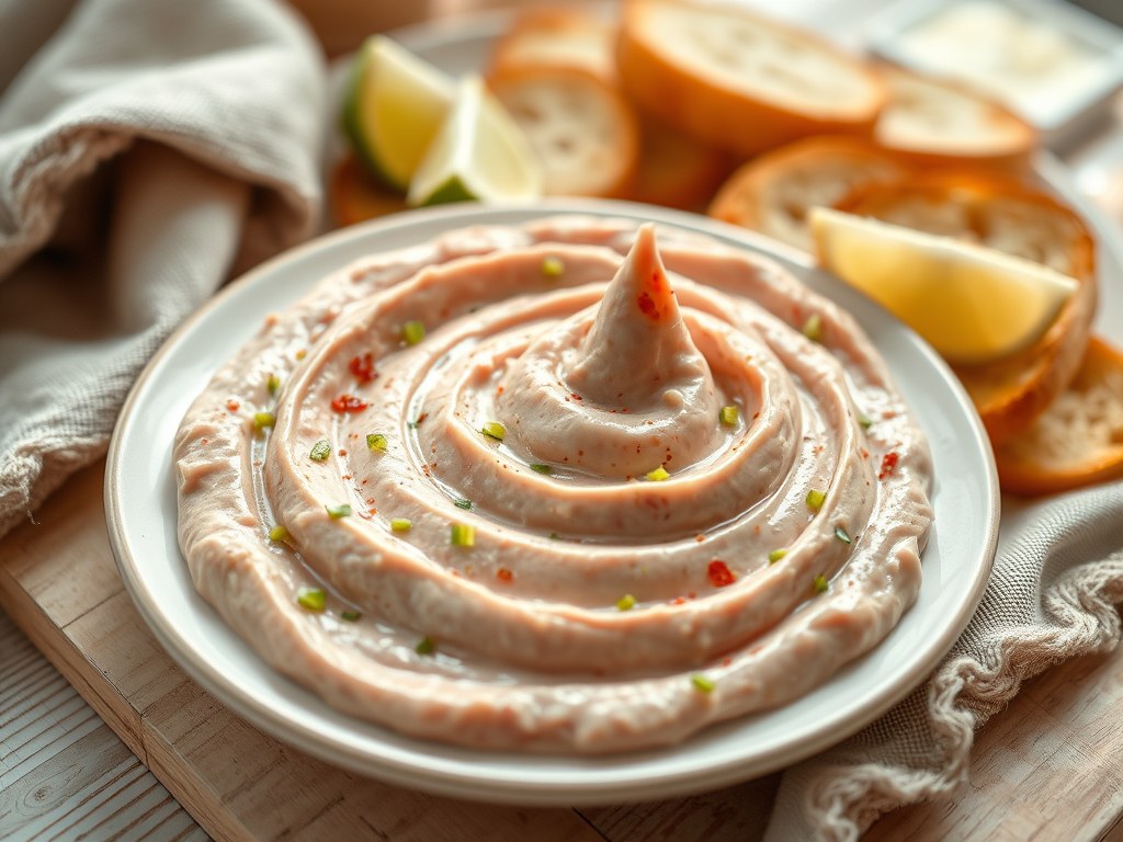 Pikante makreelmousse, AI-gegenereerde illustratie