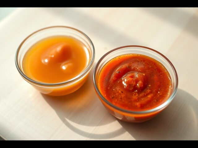 Pikante marinade en Sinaasappel-honingmarinade