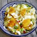 Pikante witlofsalade met gegrilde ananas