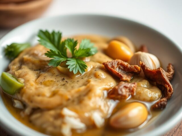 Pinda- of=Katjang- of= Saté- of =Gado Gado-saus — AI-gegenereerde illustratie